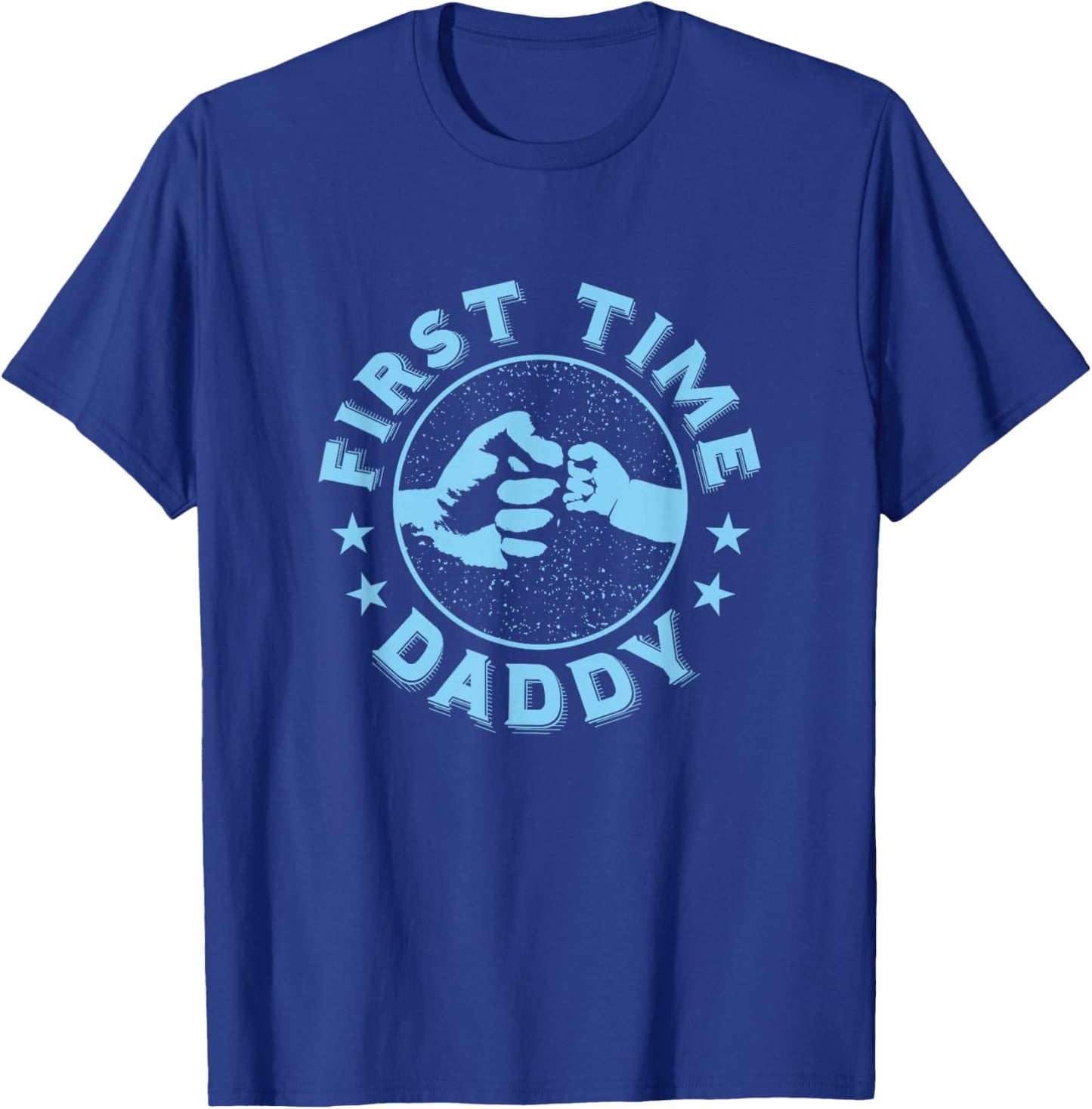 First Time Daddy Gift Baby Boy New Dad T-Shirt - T-Shirt | Royal