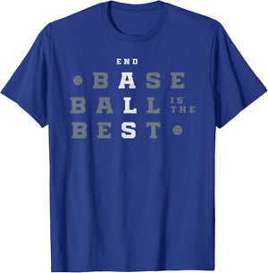 Baseball is The Best End ALS T-Shirt - T-Shirt | Royal