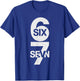Six Seven 6 7 Meme Design 6 7 T-Shirt - T-Shirt | Royal