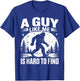 A Guy Like Me is Hard to Find Funny Bigfoot T-Shirt - T-Shirt | Royal