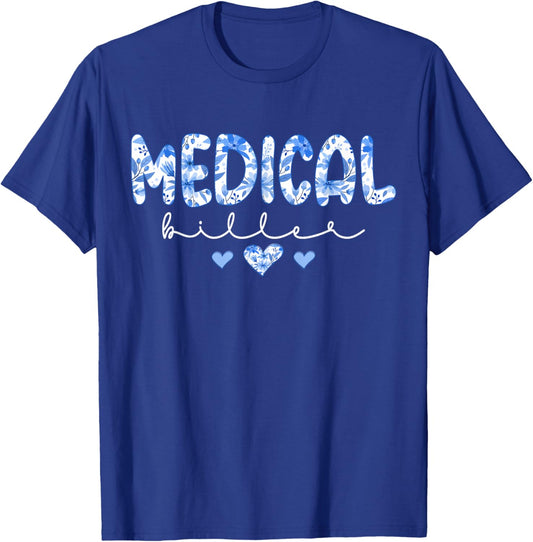 Medical Biller Appreciation Medical Billers Heart T-Shirt - T-Shirt | Royal