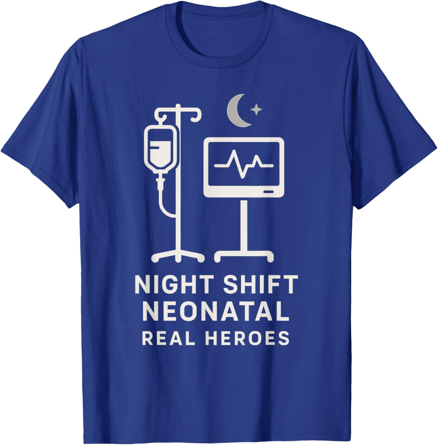 NICU Nurse Humor Neonatal ICU Dark Sarcastic Coffee Gift T-Shirt - T-Shirt | Royal