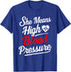 for Couples | SHE Means HIGH Blood Pressure | Funny T-Shirt - T-Shirt | Royal