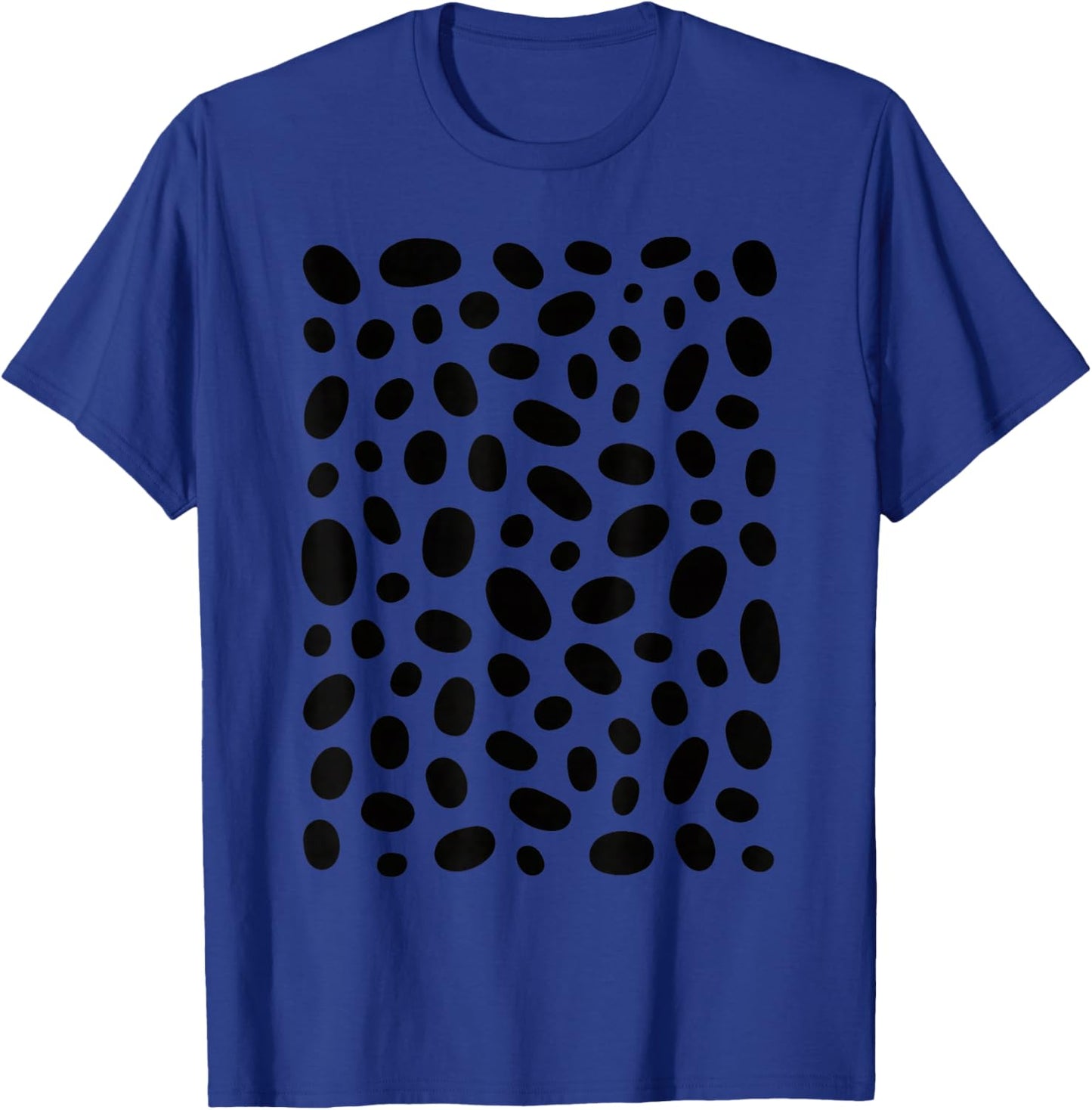 Dog Halloween Dalmatian Spots Pattern Kids Costume Print T-Shirt - T-Shirt | Royal