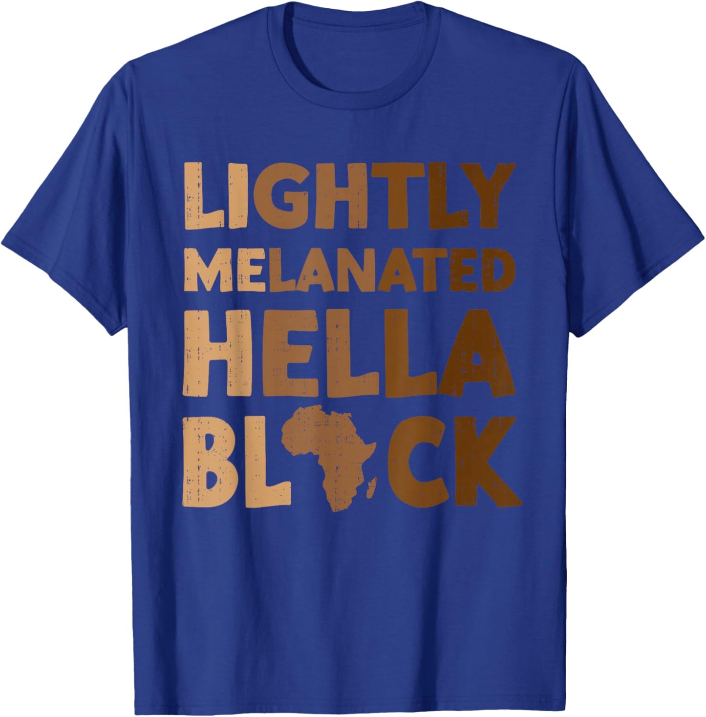 Melanated & Black Melanin Funny Black History Month Women T-Shirt - T-Shirt | Royal