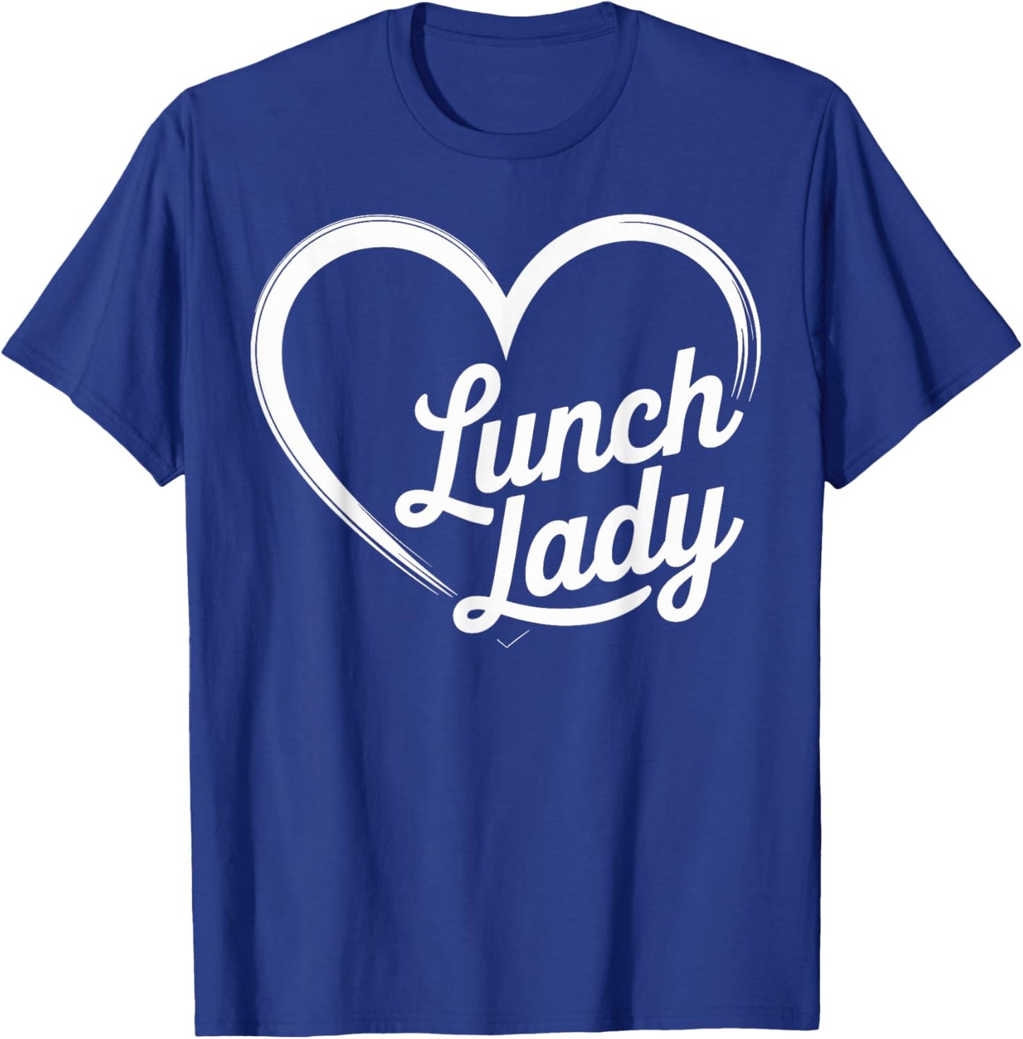 Lunch Lady Heart T-Shirt - T-Shirt | Royal