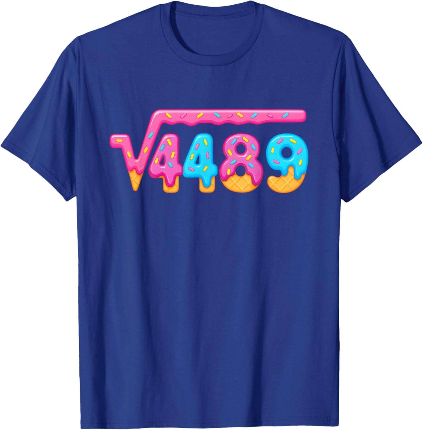 67 Ice Cream Drip Meme Square Root 4489 Gen Alpha Slang T-Shirt - T-Shirt | Royal