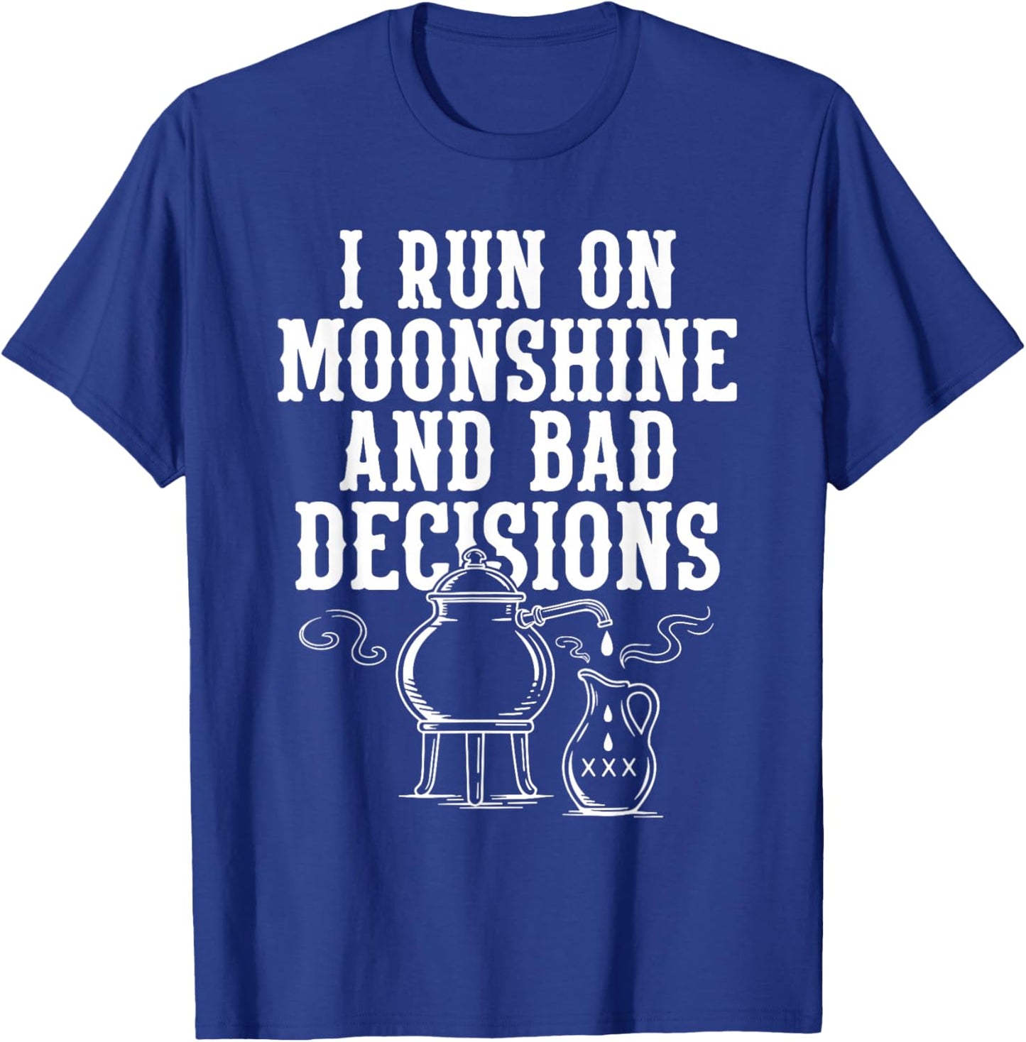 Local Moonshiner Vintage Moonshine Rustic Distilling Country T-Shirt - T-Shirt | Royal