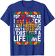 for As Long I'm Black I'm Historic Patriotic African America T-Shirt - T-Shirt | Royal