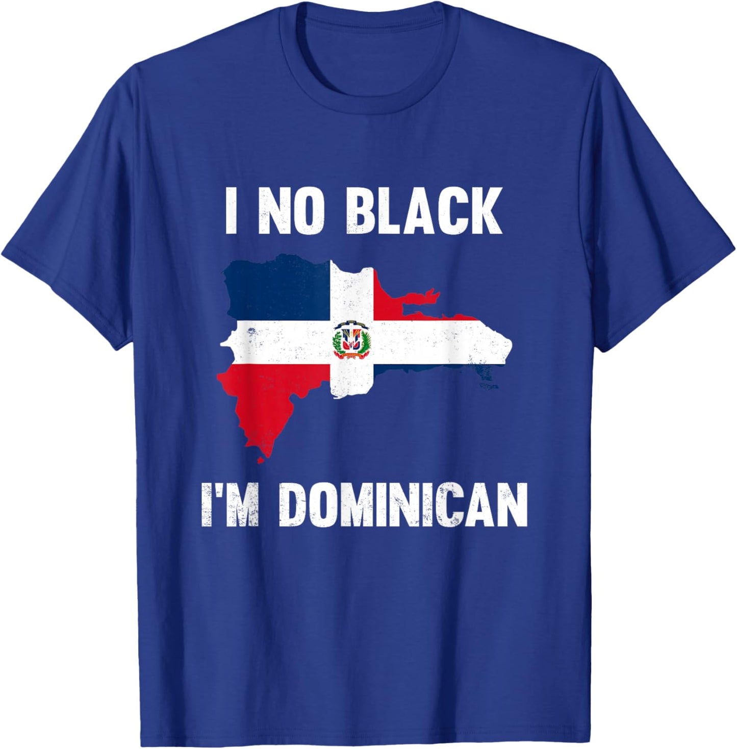 Vintage I No Black I'm Dominican T-Shirt - T-Shirt | Royal