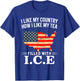 I Like My Country Like I Like My Tea Filled with ICE T-Shirt - T-Shirt | Royal