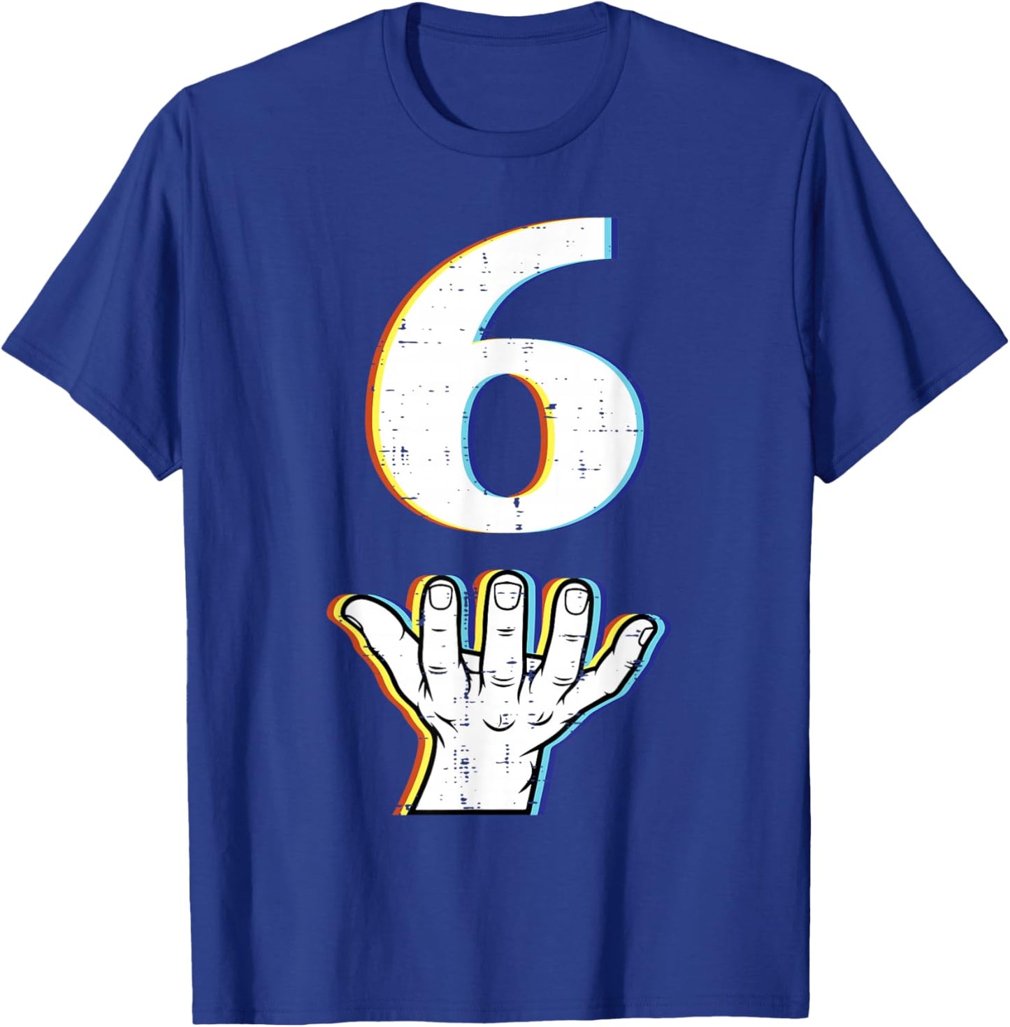 Number 6 Matching 67 Meme Halloween Costume Men Women Kids T-Shirt - T-Shirt | Royal