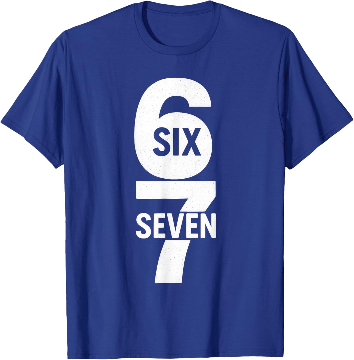 67 Meme Trendy Funny Six Seven Gen Alpha Z Boys Teens Kids T-Shirt - T-Shirt | Royal
