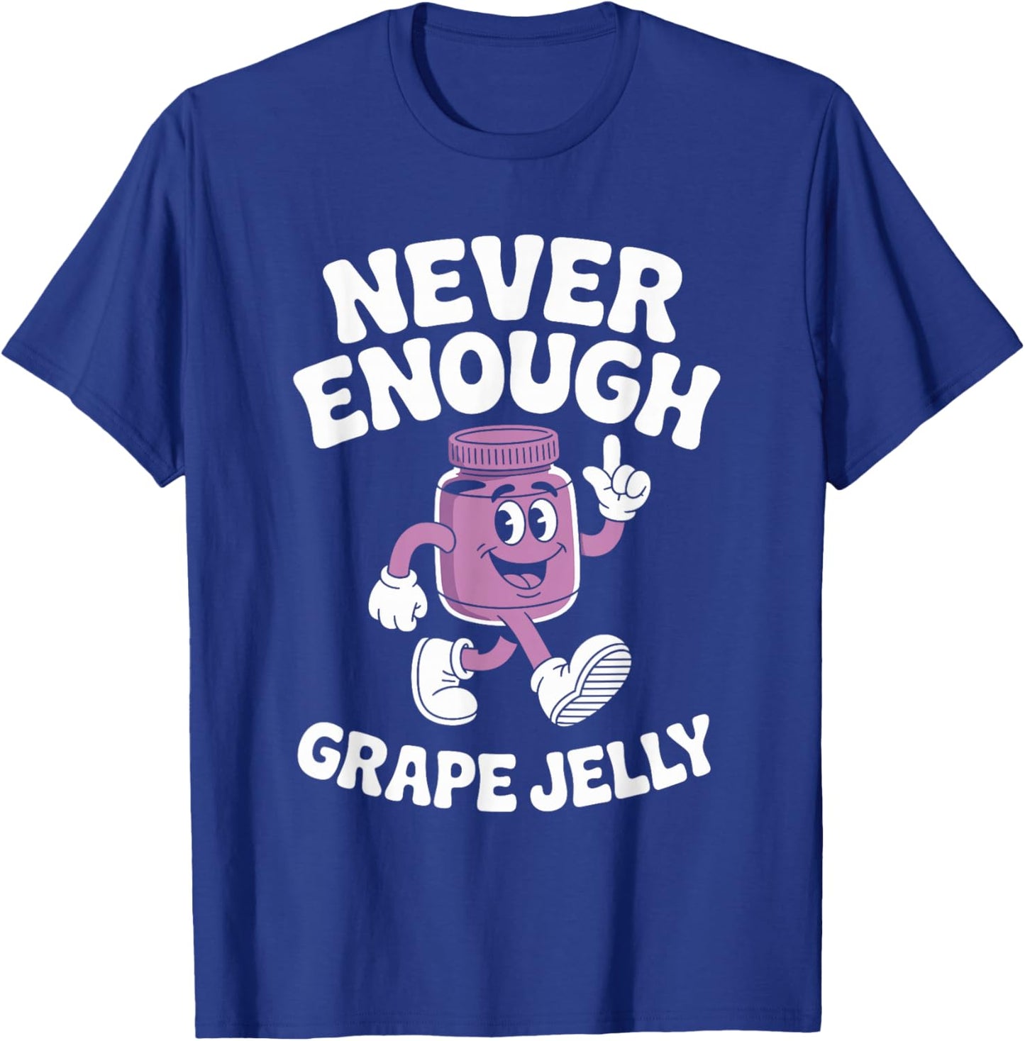 Funny Grape Jelly Retro T-Shirt - T-Shirt | Royal