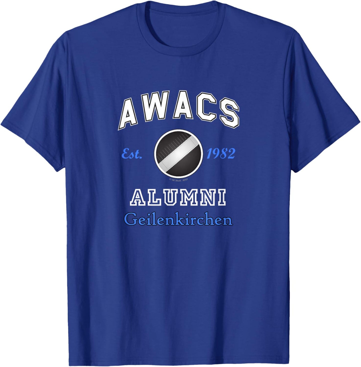 AWACS Alumni Geilenkirchen T-Shirt - T-Shirt | Royal