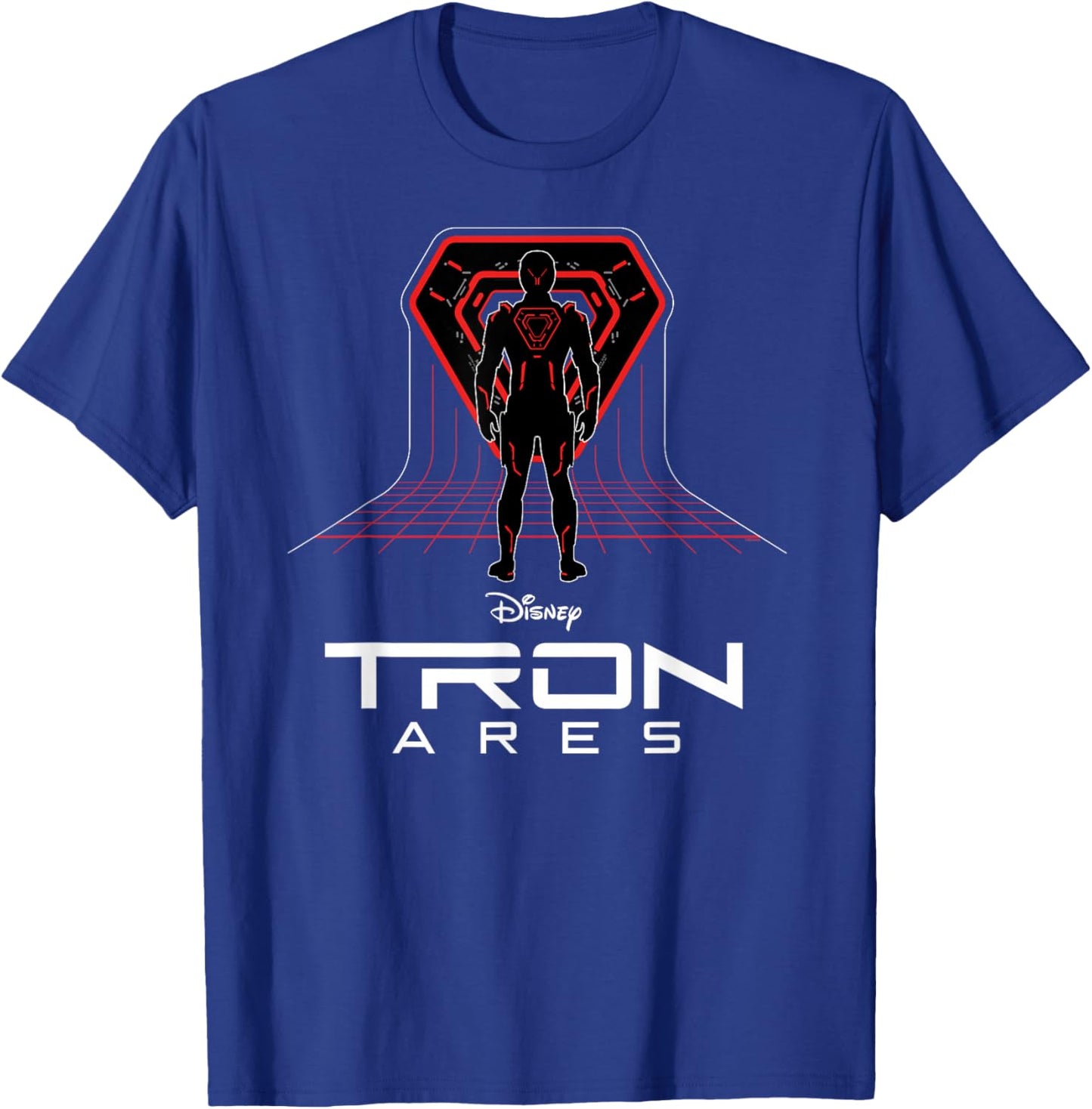 Disney TRON: Ares Digital Grid and Logo Official Movie T-Shirt - T-Shirt | Royal