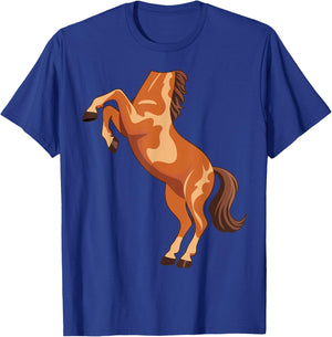 Horse Shirt Adult Kids Men Women Body Horse Costume T-Shirt - T-Shirt | Royal