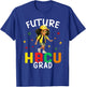 Future HBCU Grad Kids Black Girl Afro Black History Month T-Shirt - T-Shirt | Royal