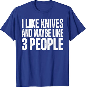 Best Knife Design Women EDC Pocket Knife Collector T-Shirt - T-Shirt | Royal