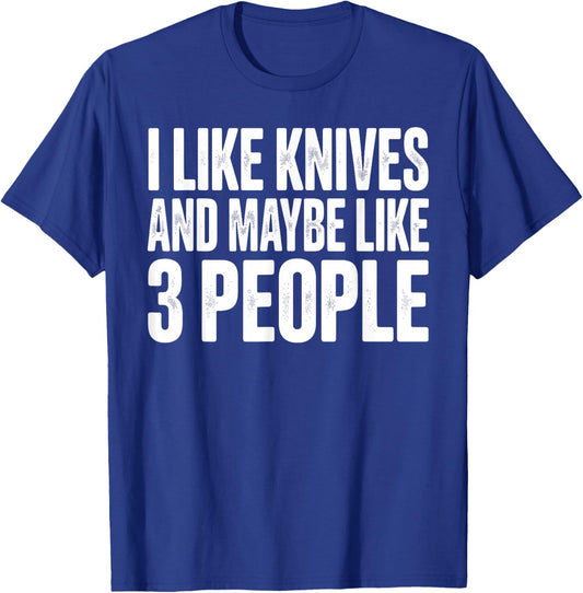 Best Knife Design Women EDC Pocket Knife Collector T-Shirt - T-Shirt | Royal