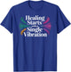 Sound Healing Calming Sounds Therapeutic Music for Wellness T-Shirt - T-Shirt | Royal