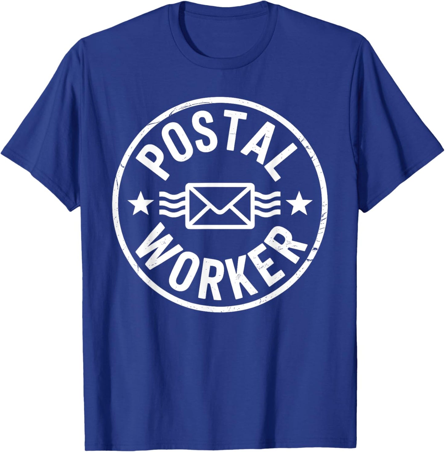 Funny Postal Worker Art Women Mail Man Mail Carrier T-Shirt - T-Shirt | Royal