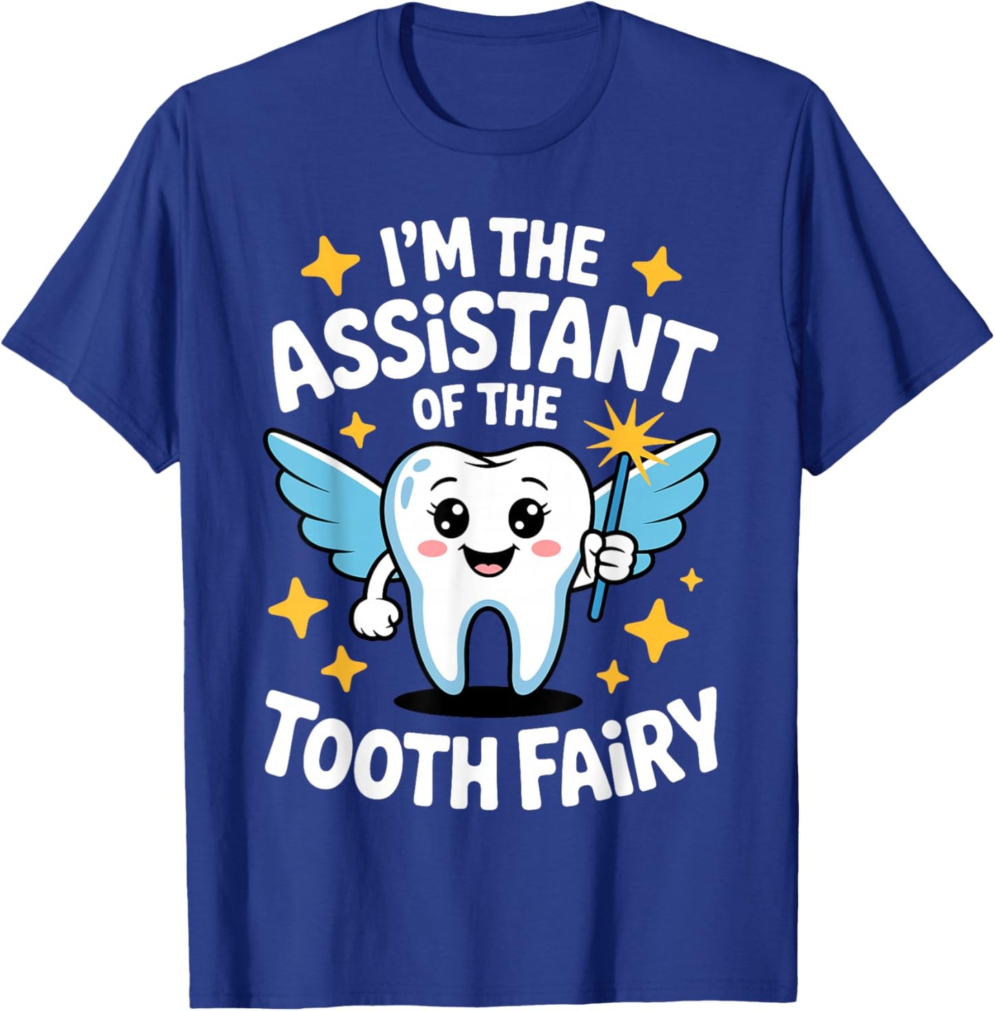 Tooth Fairy Art Girls Dentist Dental Toothfairy T-Shirt - T-Shirt | Royal