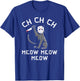 Funny Halloween Cat Ch Meow T-Shirt - T-Shirt | Royal