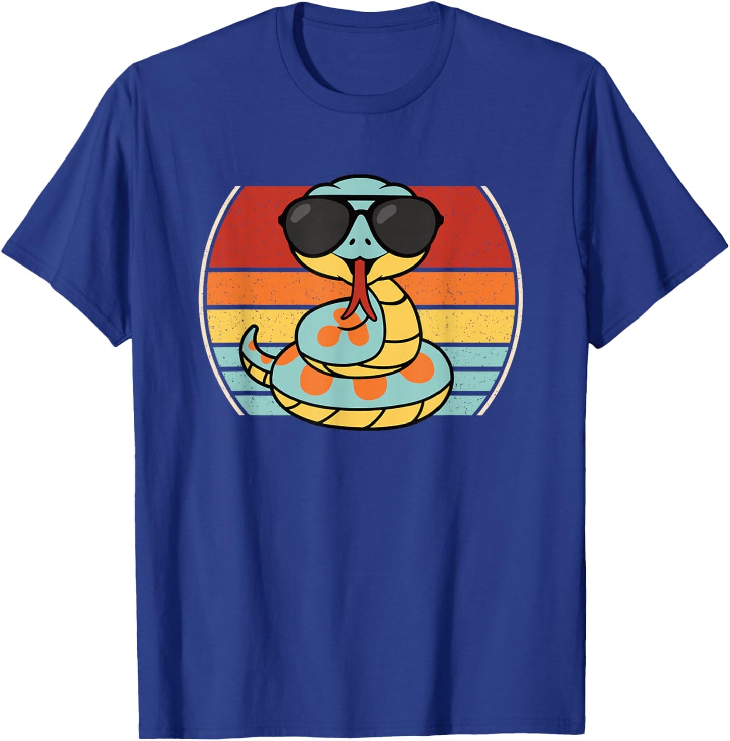 Cool Snake Lover Men Boys Kids T-Shirt - T-Shirt | Royal