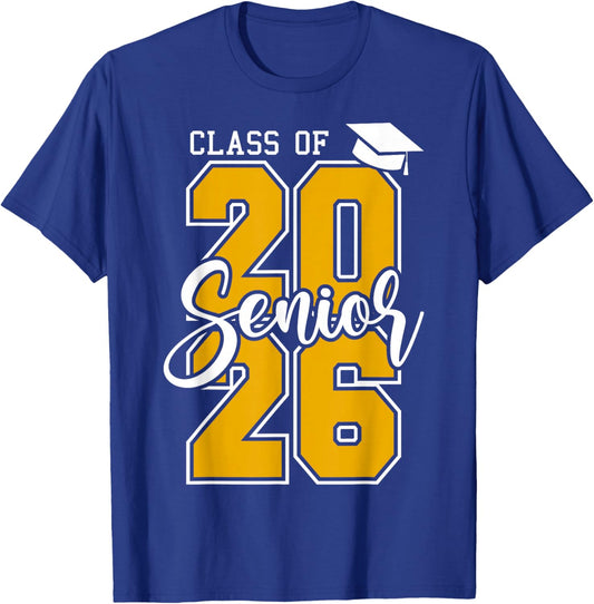 Class of 2026 Senior 2026 Graduation T-Shirt - T-Shirt | Royal