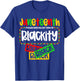 Juneteenth Blackity Black History Afro Woman Black Girls T-Shirt - T-Shirt | Royal
