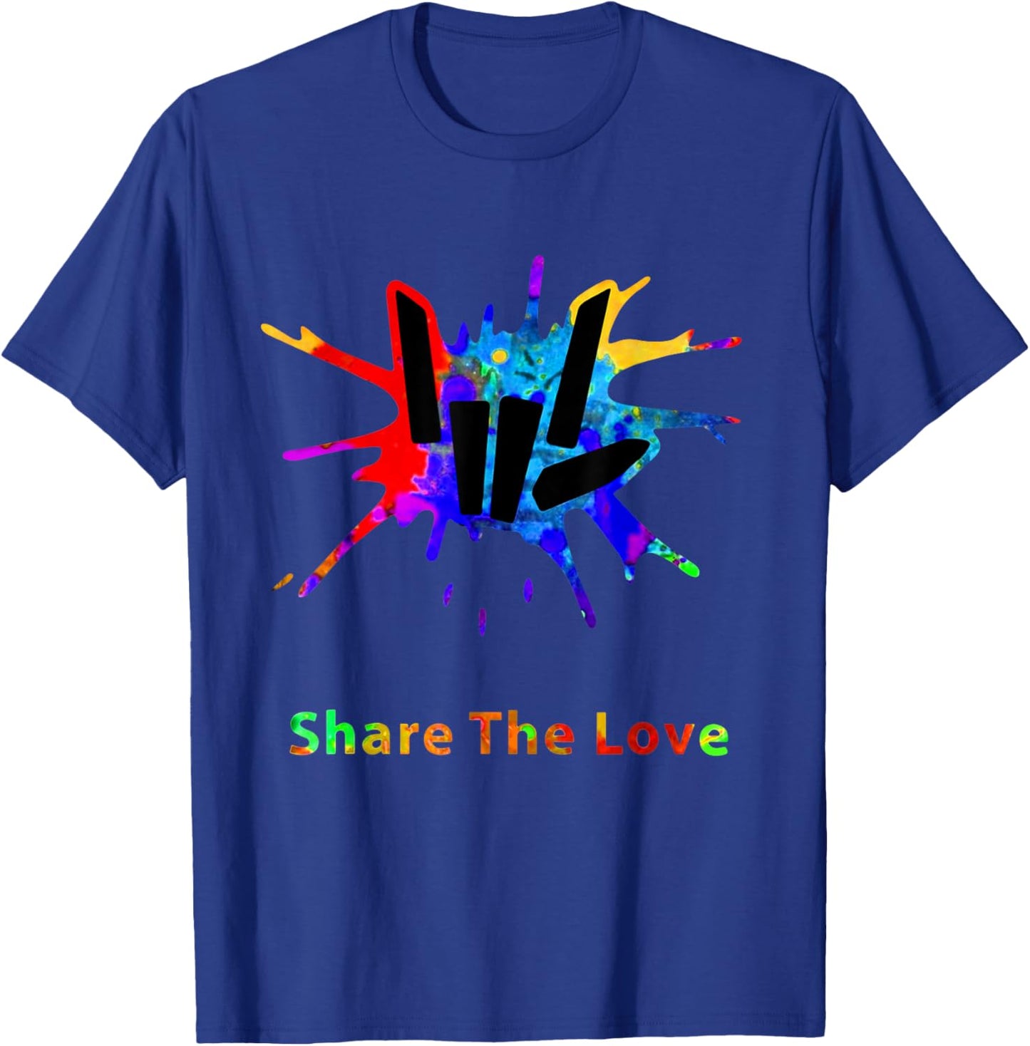 Sharer Share The Love Merch Kids Birthday Gifts T-Shirt - T-Shirt | Royal
