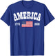 250th Anniversary America 1776 2026 250 Year USA Men Women T-Shirt - T-Shirt | Royal