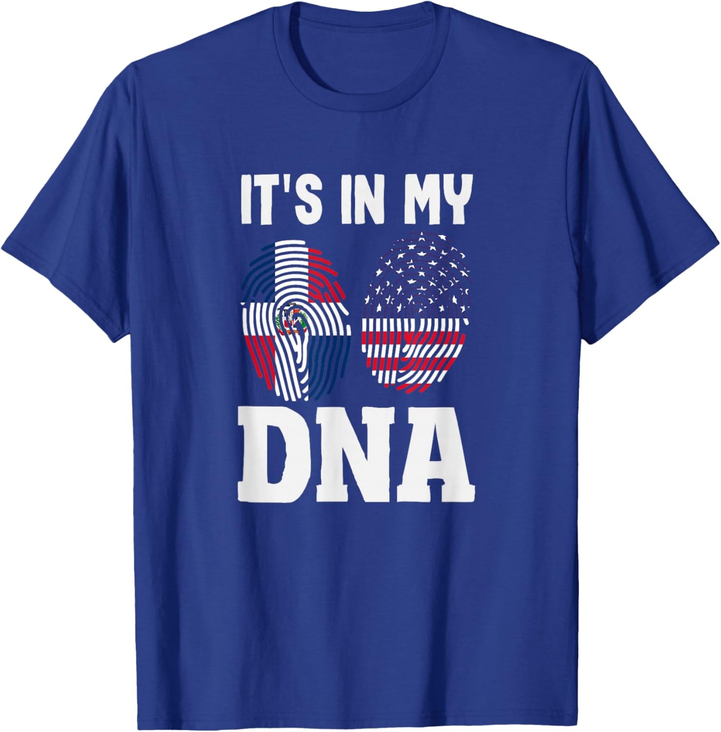 It's in My DNA Dominican Republic Pride T-Shirt - T-Shirt | Royal