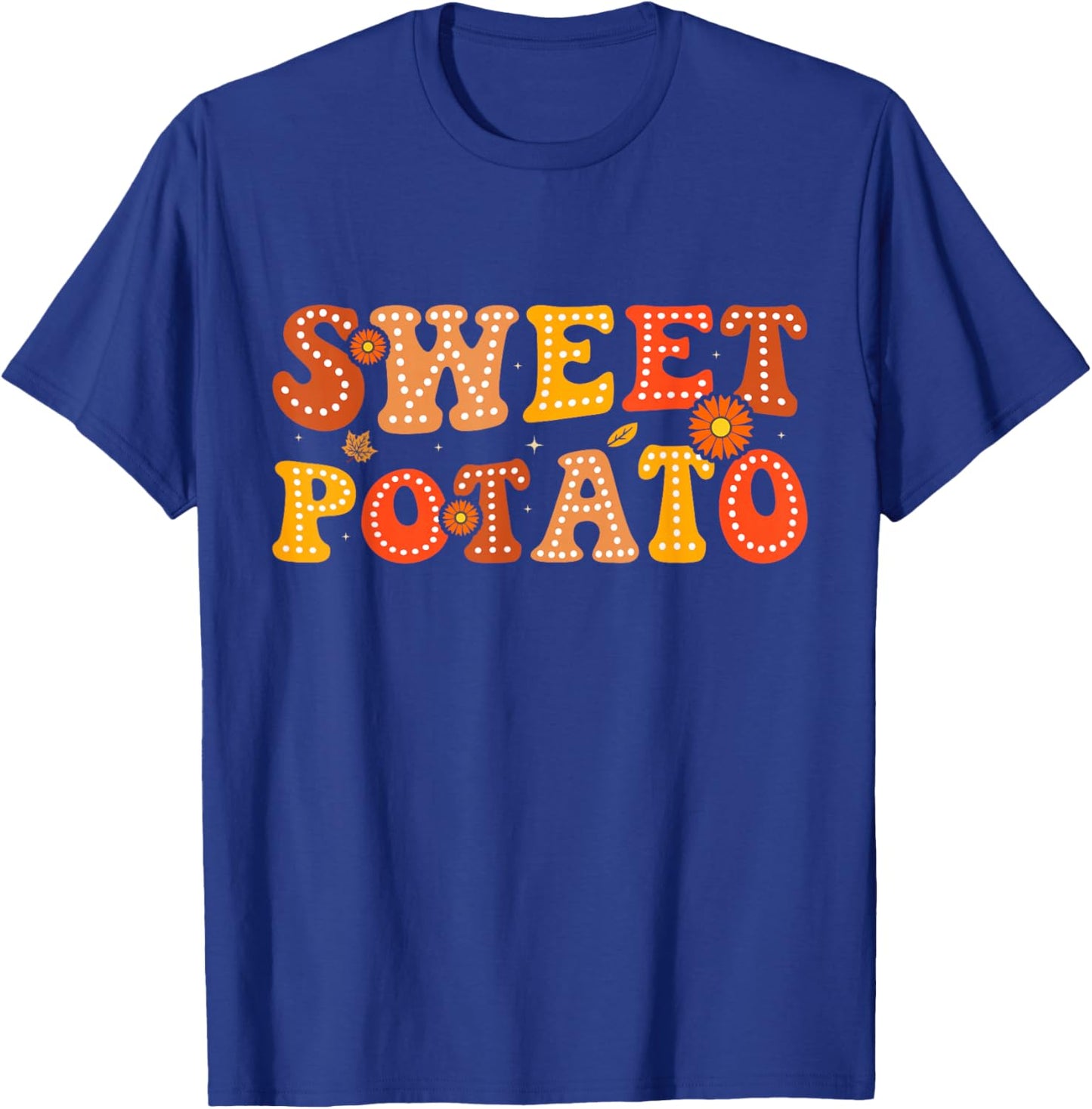 Sweet Potato and Kind of Rude Potato Thanksgiving Couples T-Shirt - T-Shirt | Royal