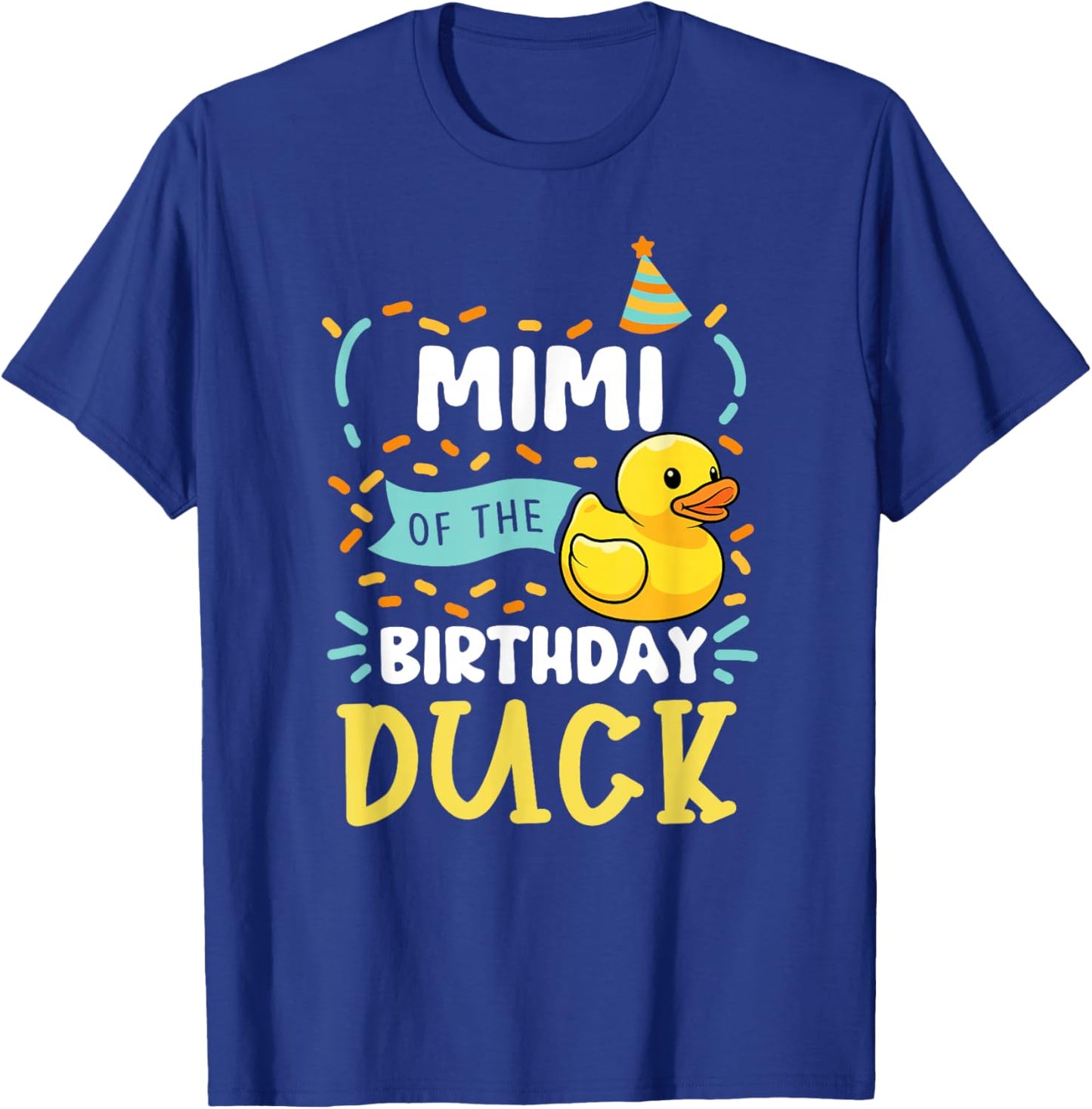 Mimi of The Birthday Duck Boy Rubber Duck Bday Family T-Shirt - T-Shirt | Royal