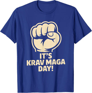 It’s Krav MAGA Day Martial Arts Israeli Combat Self Defense T-Shirt - T-Shirt | Royal