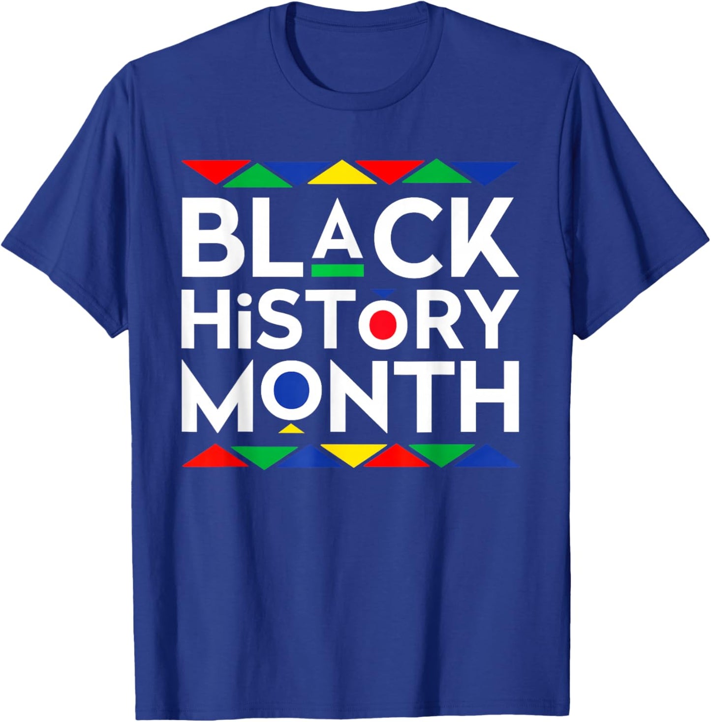 Black History Month Black Pride African Melanin Queen King T-Shirt - T-Shirt | Royal