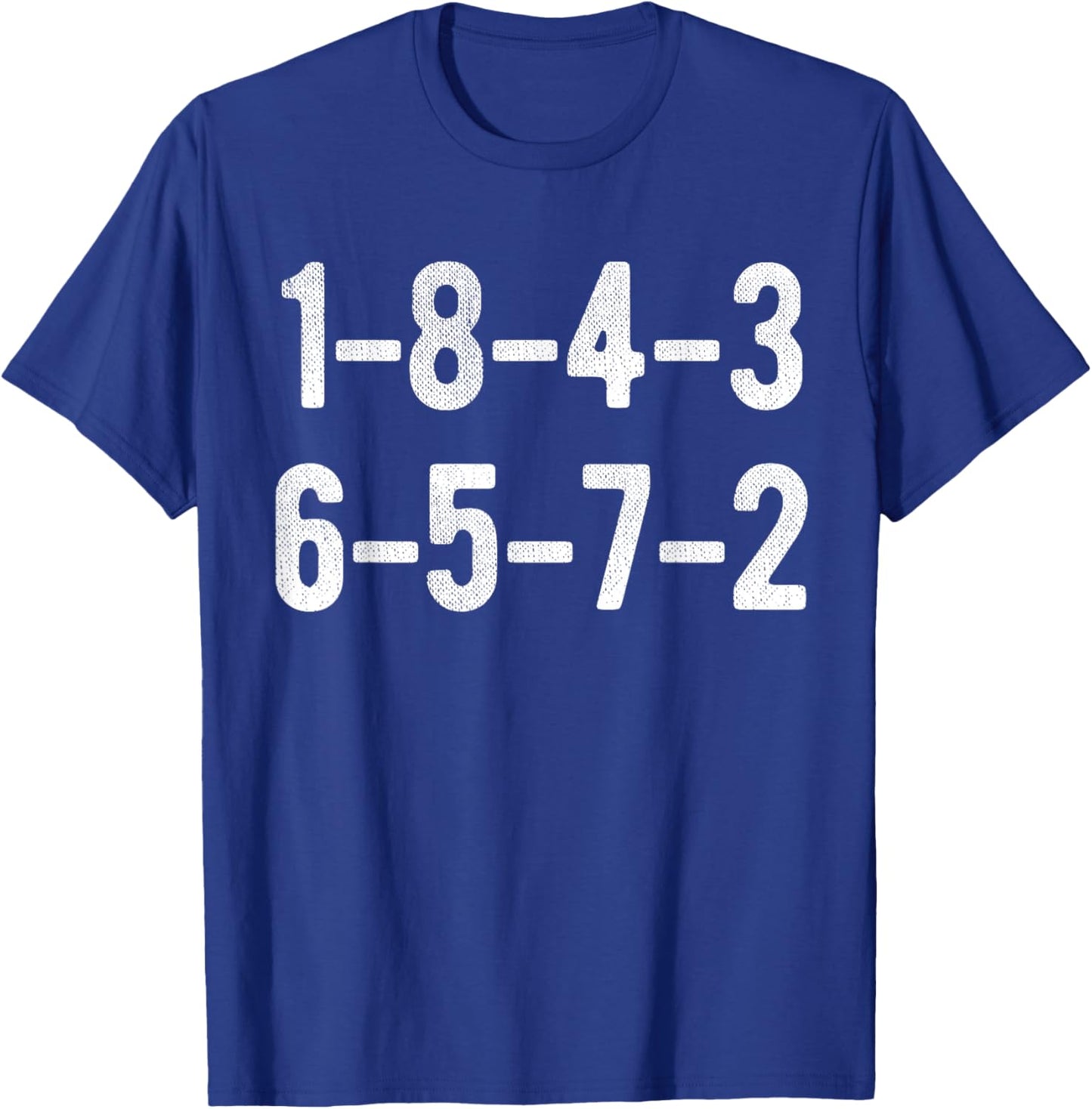 18436572 Firing Order Small Block Engine V8 Big Block T-Shirt - T-Shirt | Royal