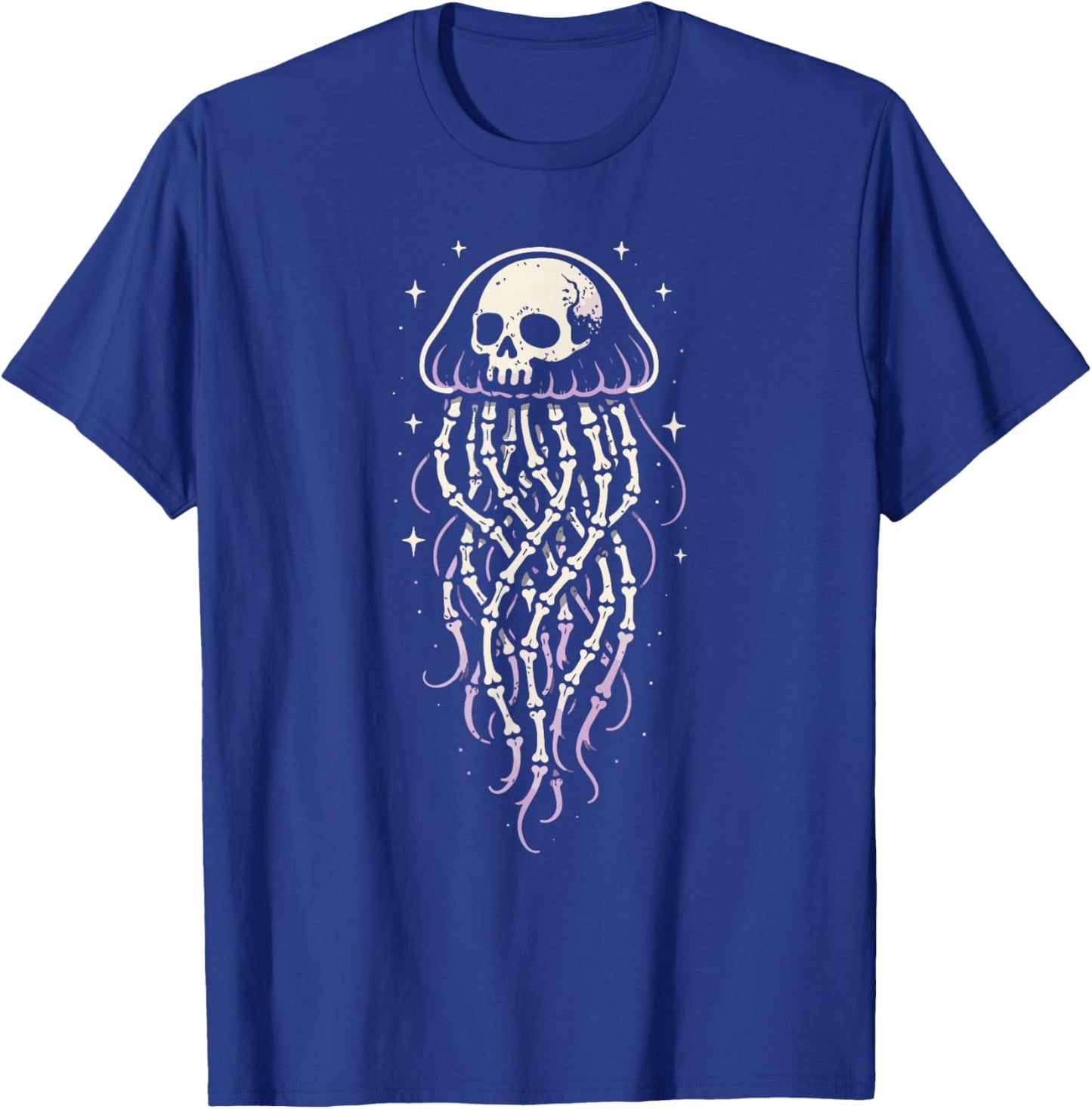 Skull Jellyfish Pastel Goth Alt Grunge Alternative Aesthetic T-Shirt - T-Shirt | Royal