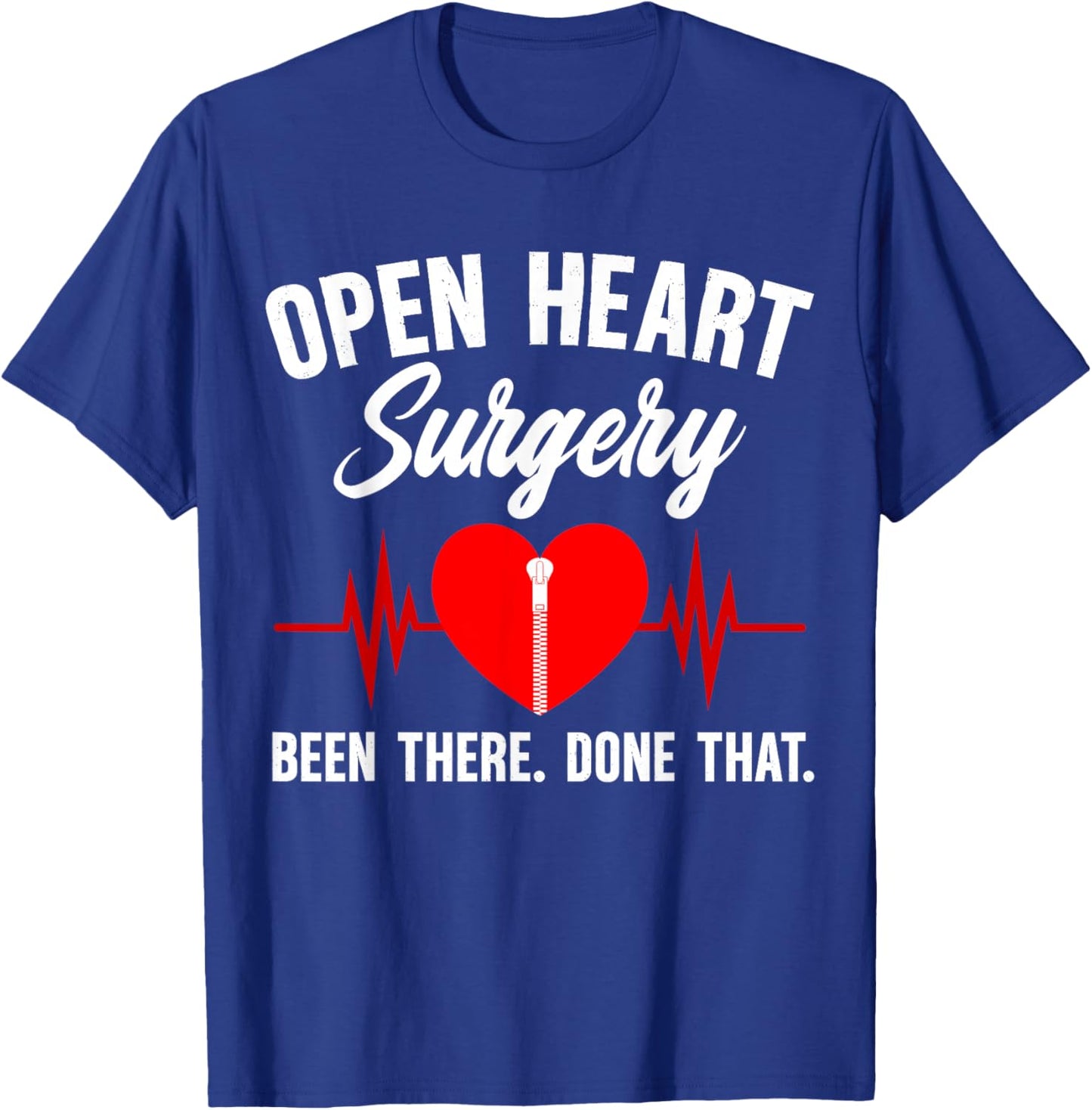 Open Heart Surgery Recovery Post Open Heart Surgery Survivor T-Shirt - T-Shirt | Royal