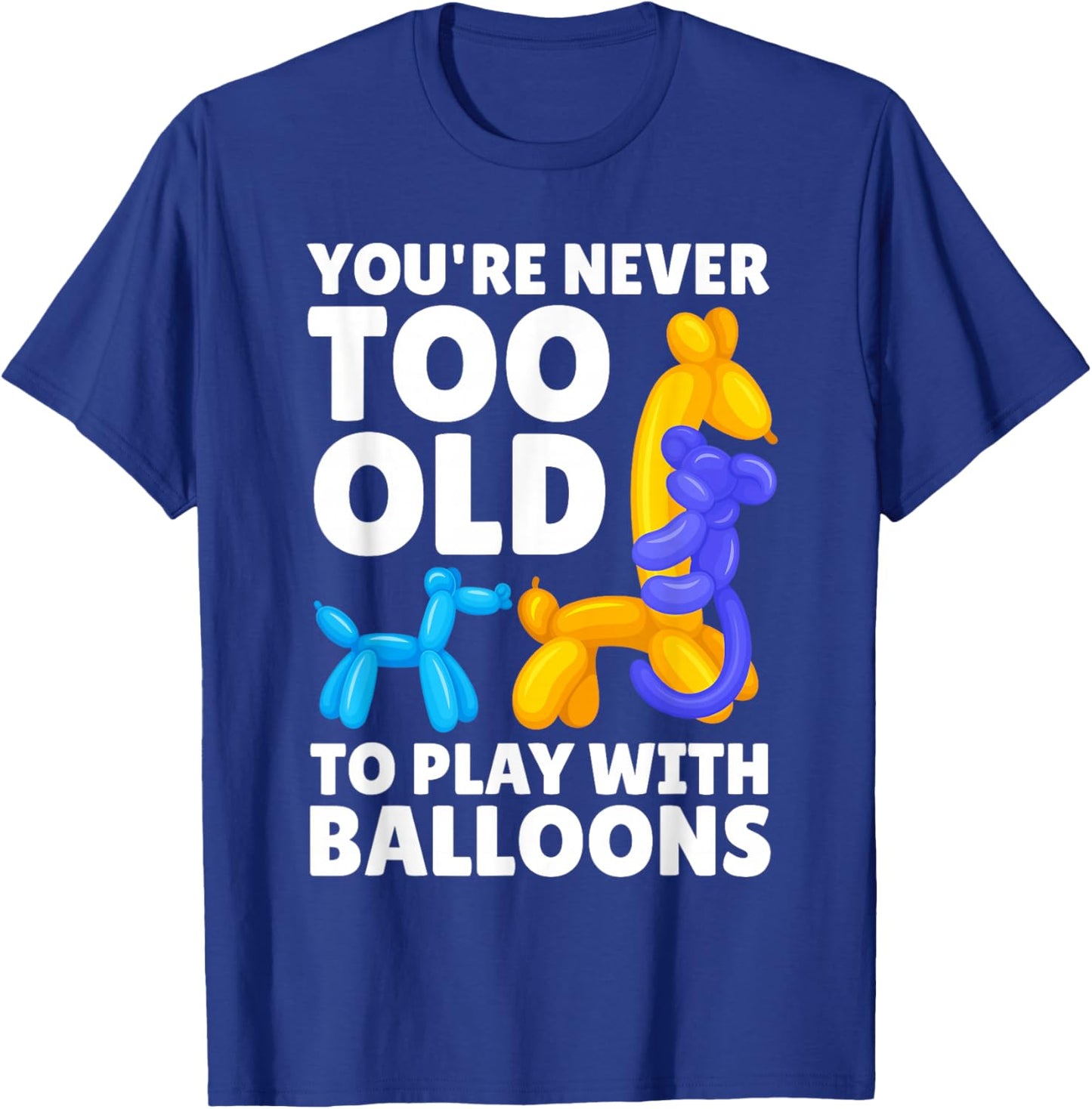 Cool Balloon Artist Art Women Kids Balloon Twisting T-Shirt - T-Shirt | Royal