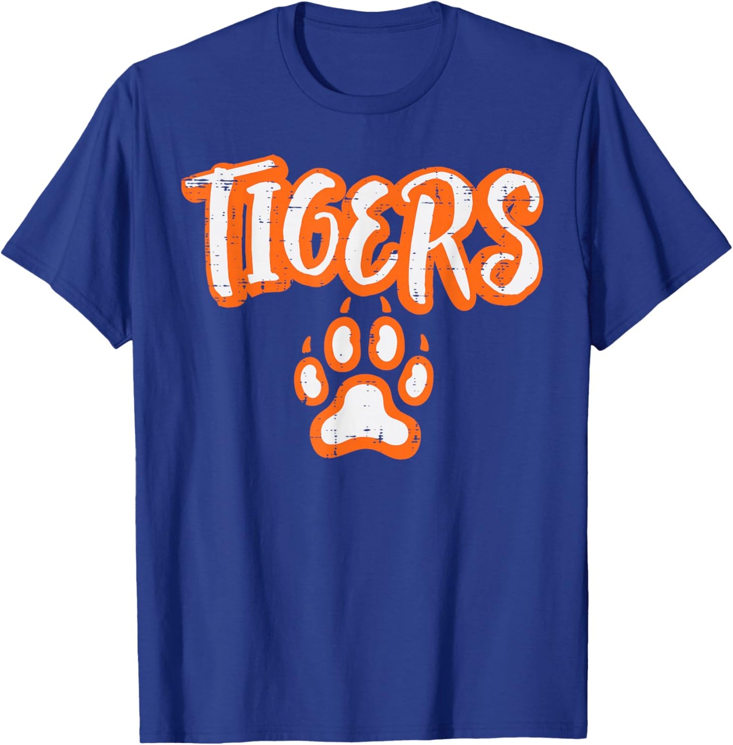 Tiger Boys Youth Girls Teen Kids Men Women T-Shirt - T-Shirt | Royal