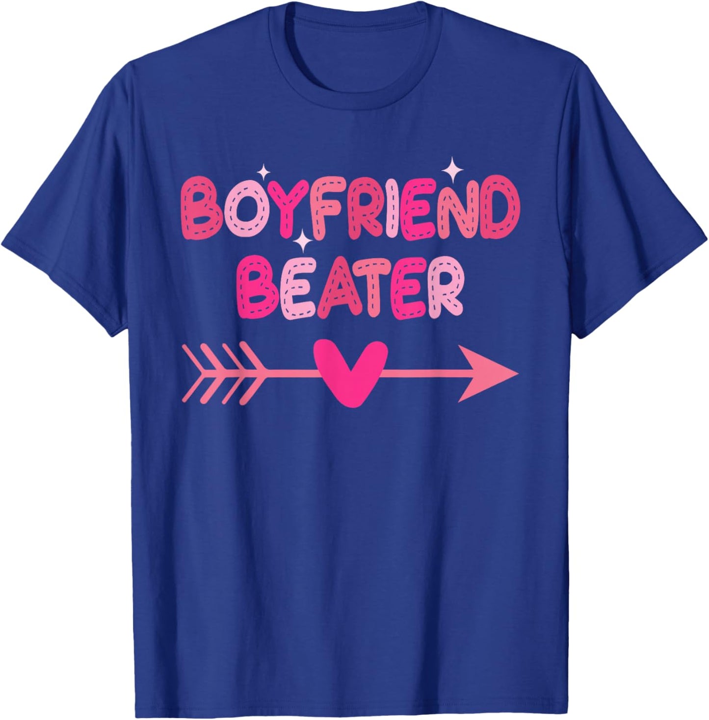 Boyfriend Beater Funny Design T-Shirt - T-Shirt | Royal