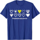 1 in 10 Endometriosis Warrior Endo Awareness Month T-Shirt - T-Shirt | Royal