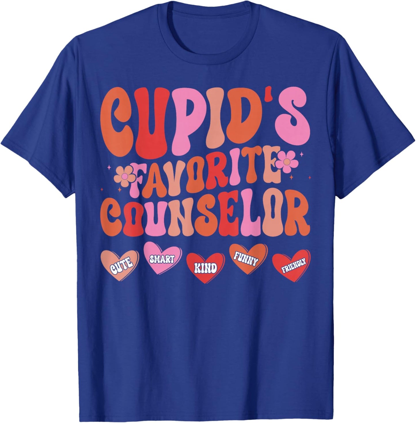 Cupid's Favorite Counselor - Valentine’s Day Counseling T-Shirt - T-Shirt | Royal
