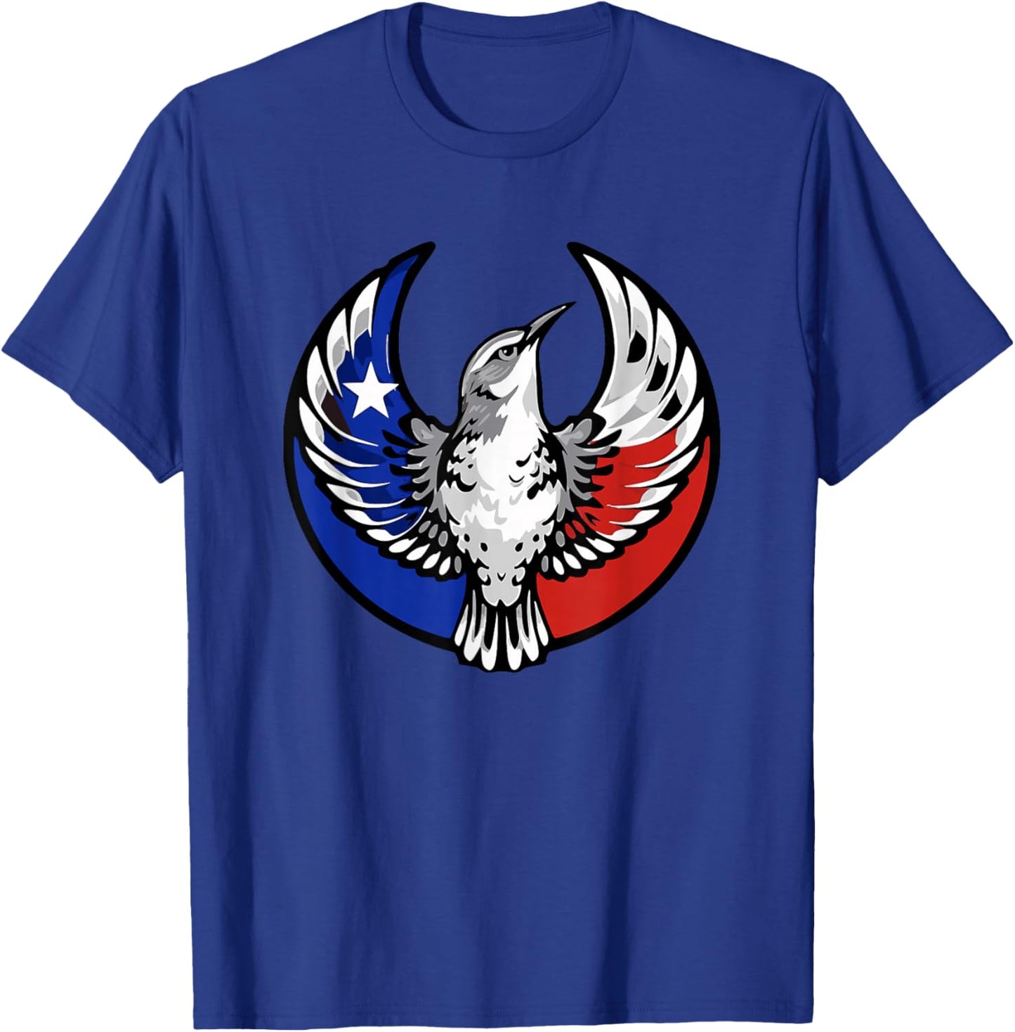 TX Rebel Bird Alliance No Kings T-Shirt - T-Shirt | Royal
