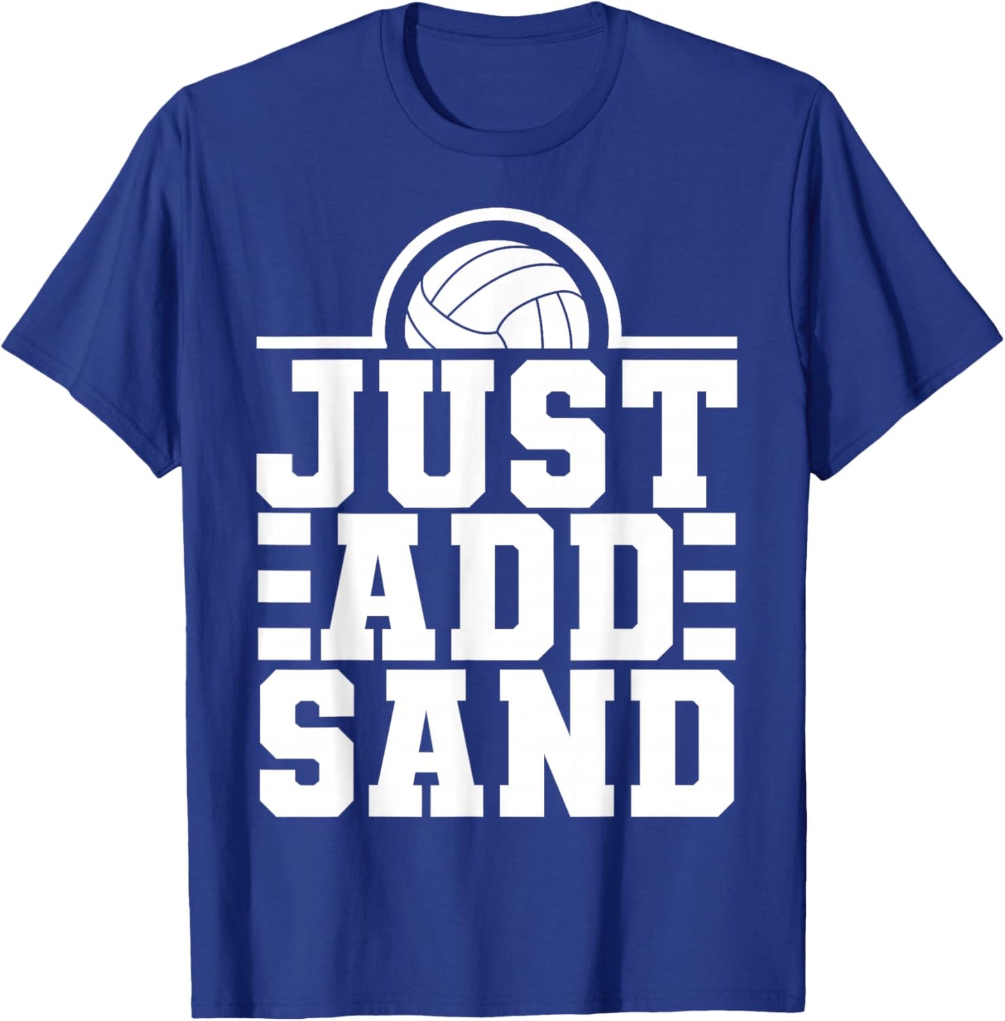 Funny Beach Volleyball Art Women Beach Volley Player T-Shirt - T-Shirt | Royal