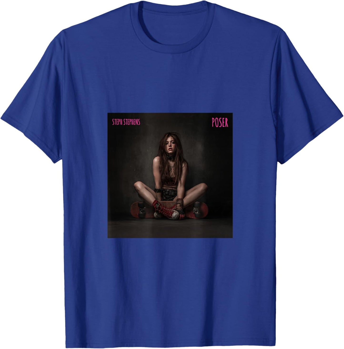 Poser Album Cover T-Shirt - T-Shirt | Royal