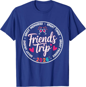 Trip Vacation 2026 Friends Matching Group T-Shirt - T-Shirt | Royal
